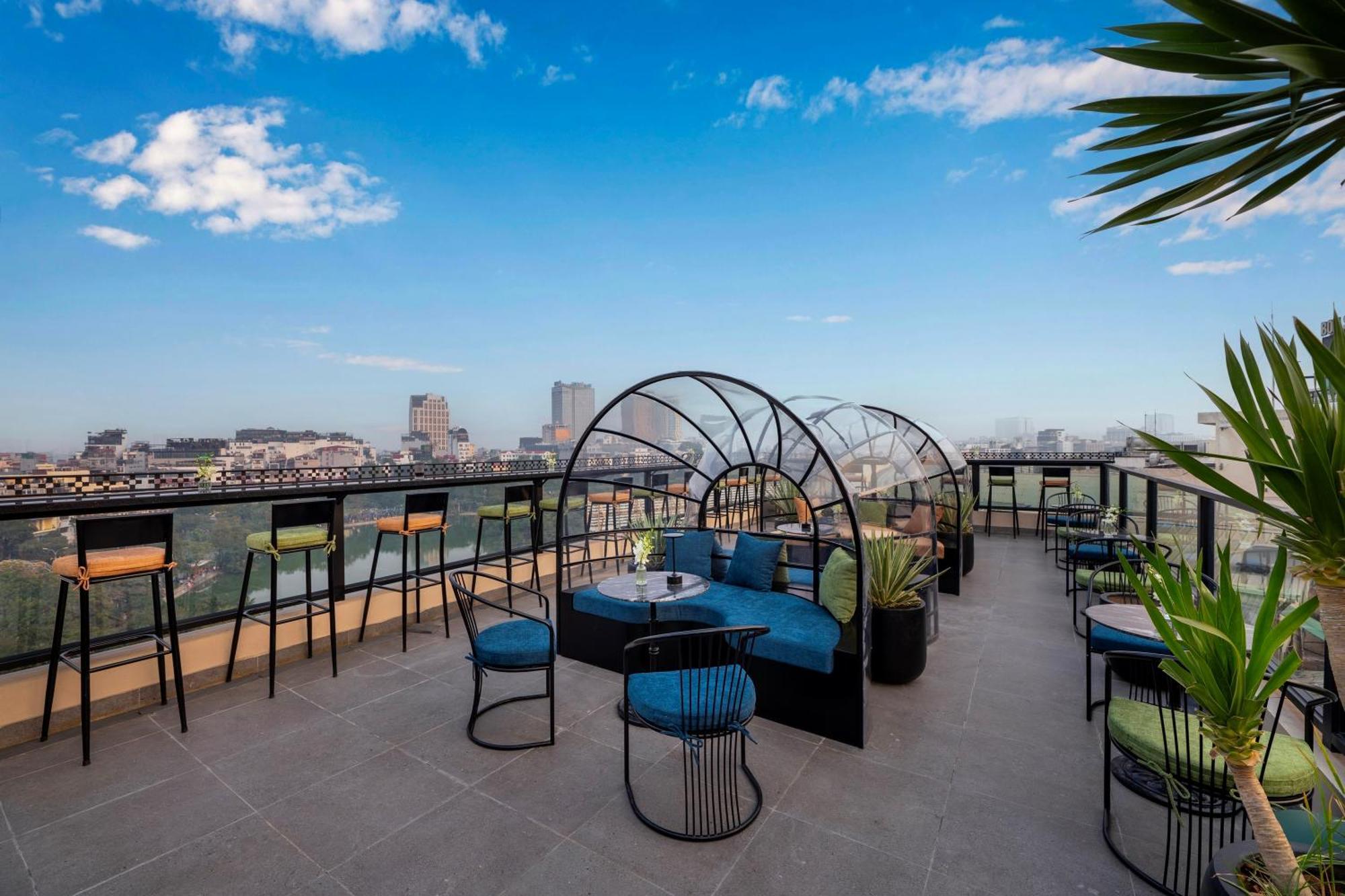 Le Premier Hotel & Rooftop Bar Hanoj Exteriér fotografie