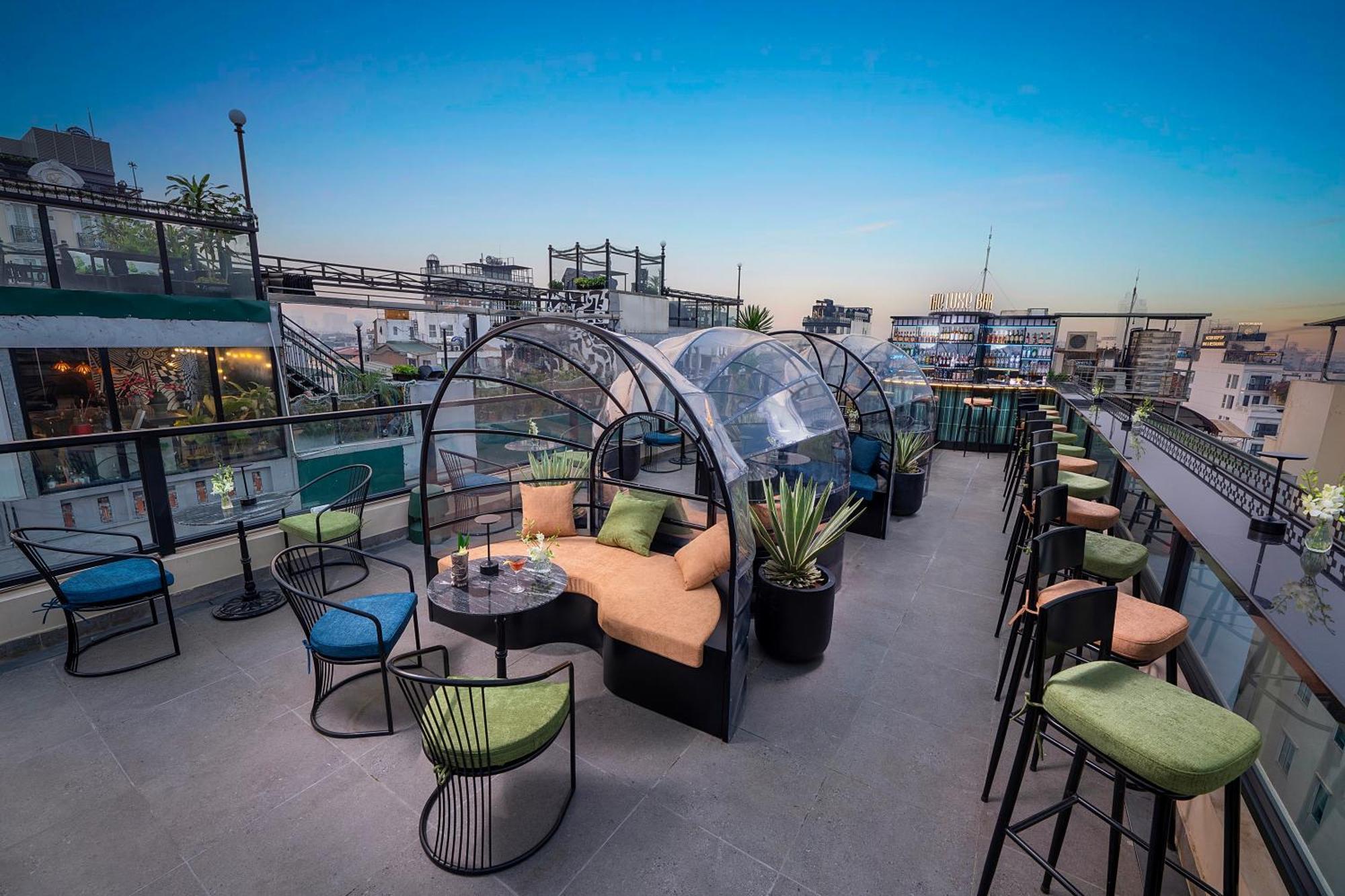 Le Premier Hotel & Rooftop Bar Hanoj Exteriér fotografie